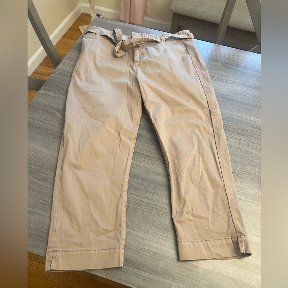 Joie Women's Khaki Capris Pants